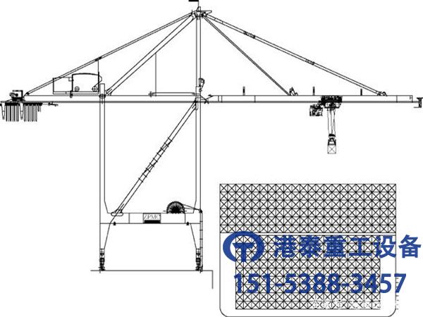 河南港泰岸邊橋式起重機廠家設(shè)備的構(gòu)造有哪些不同