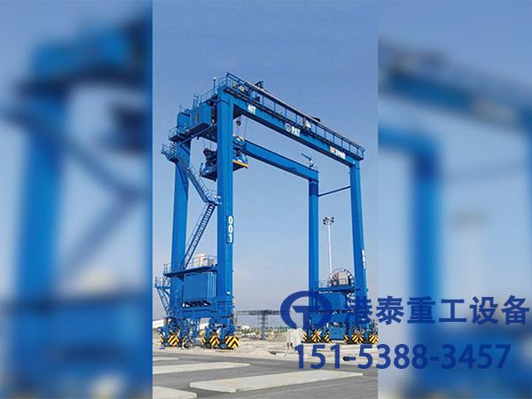江蘇泰州集裝箱門機廠家輪胎式集裝箱門式起重機支腿類型及特點
