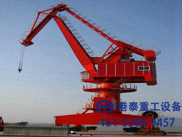 河北唐山門座式起重機廠家門座式起重機運行平穩(wěn)