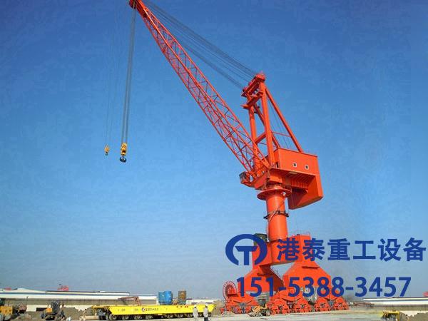 山東營(yíng)口門座式起重機(jī)廠家雙吊臂門座式起重機(jī)效率提升50％